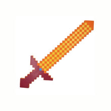 Load image into Gallery viewer, Newest design Size 45cm Minecrafted Blue Diamond Sword Soft EVA foam toys sword Gray Pickaxe For Children  children toys
