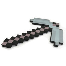Load image into Gallery viewer, Newest design Size 45cm Minecrafted Blue Diamond Sword Soft EVA foam toys sword Gray Pickaxe For Children  children toys
