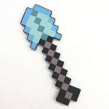 Load image into Gallery viewer, Newest design Size 45cm Minecrafted Blue Diamond Sword Soft EVA foam toys sword Gray Pickaxe For Children  children toys
