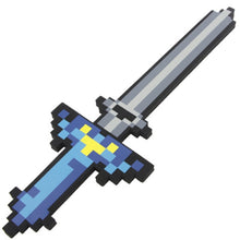 Load image into Gallery viewer, Newest design Size 45cm Minecrafted Blue Diamond Sword Soft EVA foam toys sword Gray Pickaxe For Children  children toys
