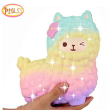 Load image into Gallery viewer, jumbo sheep alpaca squishy cute galaxy slow rising animal squishy squish wholesale exquisite kids gift
